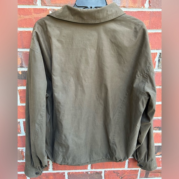 Claiborne Men’s Long Sleeve Full Zip Microfiber Brown Coat/Jacket. Size Medium - Picture 2 of 4